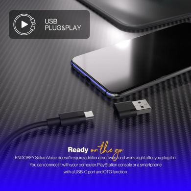  MICROPHONE SOLUM VOICE USB-C/EY1B014 ENDORFY EY1B014 | Elektrika.lv