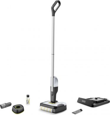 KARCHER Vacuum Cleaner KARCHER dry&wet Electric broom Grey/White/Black Bagless Battery  2.3 kg 1.056-200.0 1.056-200.0 | Elektrika.lv