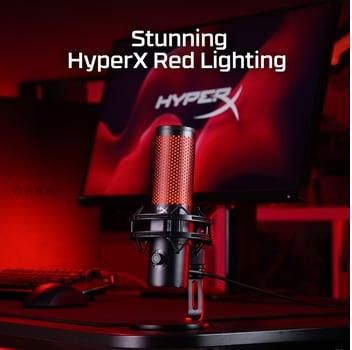 HyperX MICROPHONE HYPERX QUADCAST 2/BLACK 872V1AA HYPERX 872V1AA | Elektrika.lv