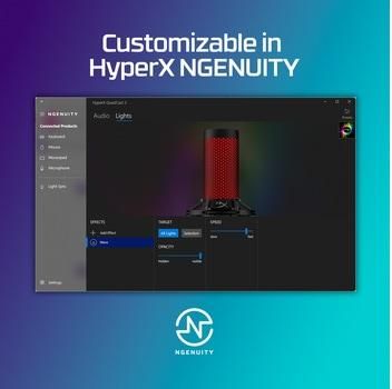HyperX MICROPHONE HYPERX QUADCAST 2/BLACK 872V1AA HYPERX 872V1AA | Elektrika.lv