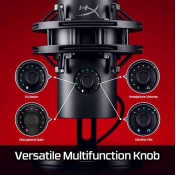 HyperX MICROPHONE HYPERX QUADCAST 2 S/BLACK 9A273AA HYPERX 9A273AA | Elektrika.lv