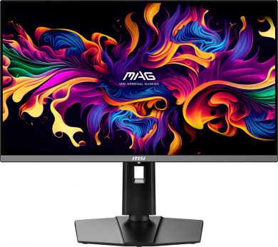 MSI Monitor MSI MAG 272QP QD-OLED X50 26.5" Gaming Panel QD-OLED 2560x1440 16:9 500Hz 0.03 ms Colour Black MAG272QPQD-OLEDX50 MAG 272QP QD-OLED X5 | Elektrika.lv