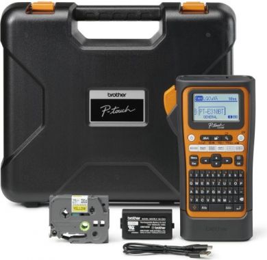 brother Label printer PT-E310BTVP Pro Thermal, orange/black PTE310BTVPQL1 | Elektrika.lv