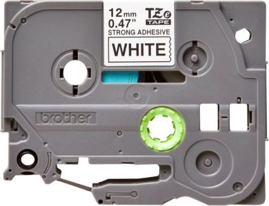 brother Brother | TZ-S231 Strong Adhesive Laminated Tape | Black on White | TZe | 8 m | 1.2 cm TZES231