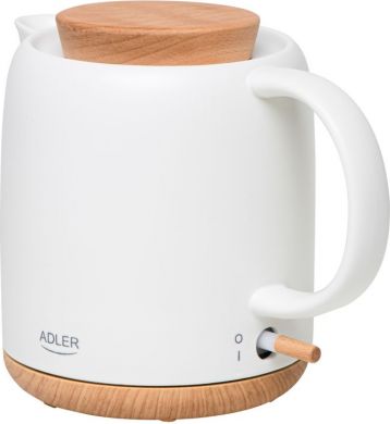 ADLER Adler Electric Kettle | AD 1304 | Electric | 1200 W | 1 L | Ceramic | 360&deg; rotational base | White AD 1304