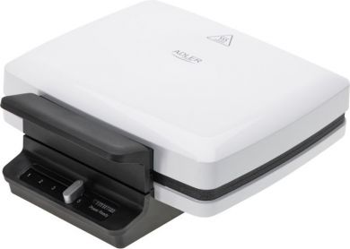 ADLER Adler Waffle maker | AD 3085 | 1200 W | Number of pastry 2 | Waffle | White AD 3085