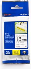 brother Brother | TZe-S241 Strong Adhesive Laminated Tape | Black on White | TZe | 8 m | 1.8 cm TZES241