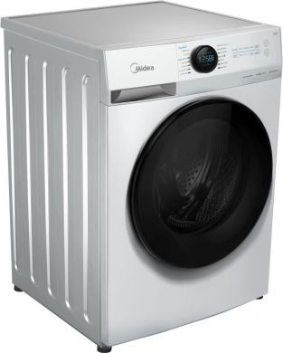 Midea Midea Washing Machine with Dryer | MF200D80WB/W-HR | Energy efficiency class A/E | Front loading | Washing capacity 8 kg | 1400 RPM | Depth 48 cm | Width 60 cm | Digital | Drying system | Drying capacity 6 kg | Steam function | White MF200D80WB/W-HR