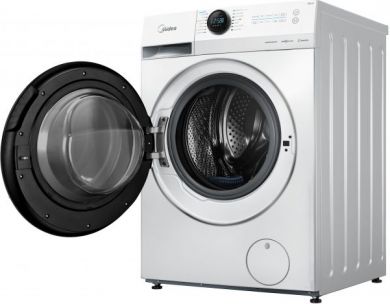 Midea Midea Washing Machine with Dryer | MF200D80WB/W-HR | Energy efficiency class A/E | Front loading | Washing capacity 8 kg | 1400 RPM | Depth 48 cm | Width 60 cm | Digital | Drying system | Drying capacity 6 kg | Steam function | White MF200D80WB/W-HR
