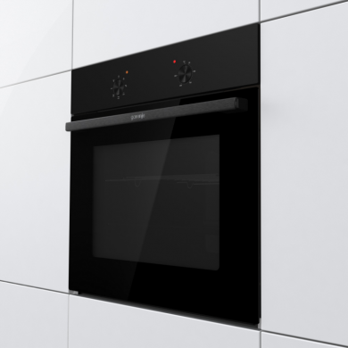 GORENJE Gorenje Oven | BO6615E01B | 60 L | Electric | EnamelClean | Push pull buttons | Height 59.5 cm | Width 59.5 cm | Black BO6615E01B