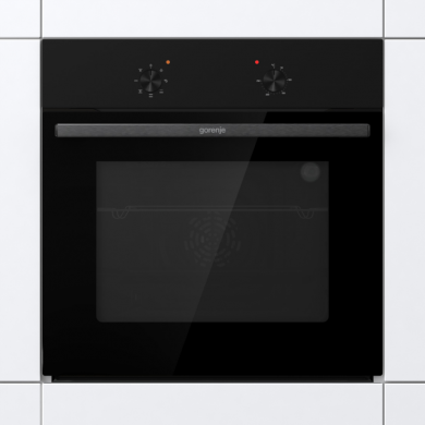 GORENJE Gorenje Oven | BO6615E01B | 60 L | Electric | EnamelClean | Push pull buttons | Height 59.5 cm | Width 59.5 cm | Black BO6615E01B
