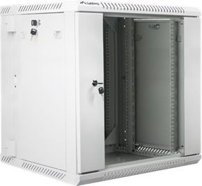 Lanberg Lanberg | Rack cabinet 19" double-section wall-mount 12U/600x600 (flat pack) | WF02-6612-10S | Grey WF02-6612-10S