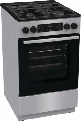 GORENJE Gorenje Cooker | GK5C42SF | Hob type Gas | Oven type  Electric | Grey | Width 50 cm | Depth 59.4 cm | 70 L GK5C42SF