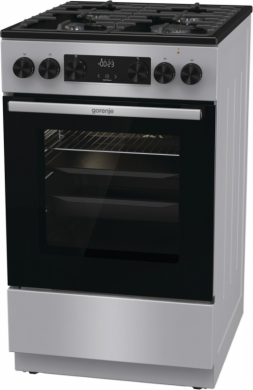 GORENJE Gorenje Cooker | GK5C42SF | Hob type Gas | Oven type  Electric | Grey | Width 50 cm | Depth 59.4 cm | 70 L GK5C42SF