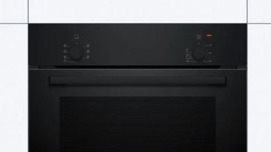 BOSCH Bosch Oven | HBF010BA1 | 66 L | Electric | Manual | Knobs | Height 59.5 cm | Width 59.4 cm | Black HBF010BA1
