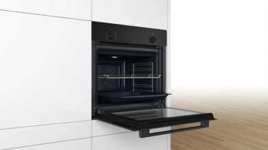 BOSCH Bosch Oven | HBF010BA1 | 66 L | Electric | Manual | Knobs | Height 59.5 cm | Width 59.4 cm | Black HBF010BA1