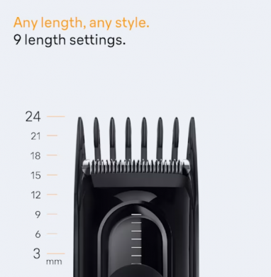 Braun Braun Hair Clipper | HC5510 Series 5 | Cordless | Number of length steps 9 | Black HC5510