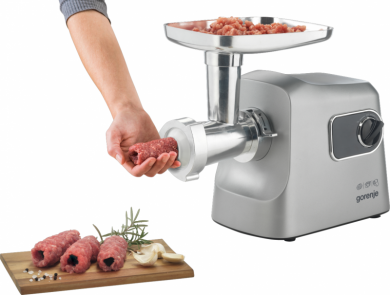 GORENJE Gorenje Meat grinder | MG2500DS | Stainless Steel/White | 2500 W | Number of speeds 1 | Throughput (kg/min) 2.8 MG2500DS