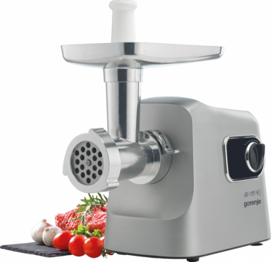 GORENJE Gorenje Meat grinder | MG2500DS | Stainless Steel/White | 2500 W | Number of speeds 1 | Throughput (kg/min) 2.8 MG2500DS