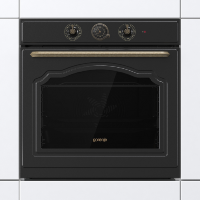GORENJE Gorenje Oven | BOS67372CLB | 77 L | Electric | AquaClean | Mechanical control | Steam function | Height 59.5 cm | Width 59.5 cm | Black BOS67372CLB