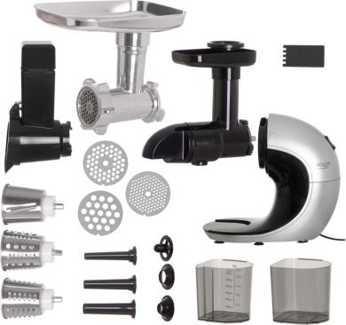 ADLER Adler | Slow-speed juicer 3in1 - Meat mincer, Juicer, Vegetable grater | AD 4131 | Type  Slow Juicer | Stainless Steel | 150 W | Number of speeds 1 | 90-105 RPM AD 4131