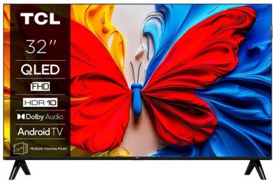 TCL TV Set TCL 32 " Full HD 1920 x 1080 pixels Flat 16:9 QLED 32V5C 32V5C | Elektrika.lv