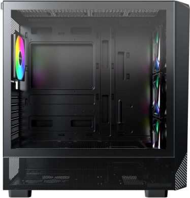 MONTECH Case MONTECH X5 MidiTower Case product features Transparent panel Not included Colour Black X5(B) X5 -B- | Elektrika.lv