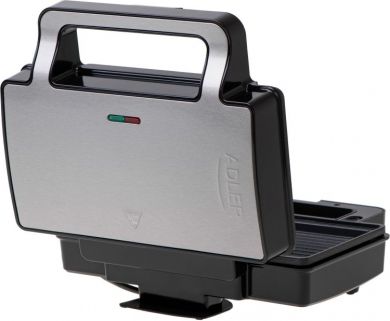 ADLER Adler Sandwich maker 2 in 1 | AD 3073 | 1000 W | Number of plates 2 | Stainless Steel/Black AD 3073