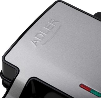 ADLER Adler Sandwich maker 2 in 1 | AD 3073 | 1000 W | Number of plates 2 | Stainless Steel/Black AD 3073