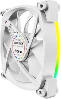 MONTECH CASE FAN 120MM/RX120 PWM WHITE MONTECH RX120PWMWHITE | Elektrika.lv