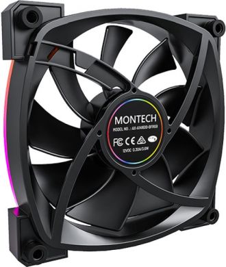 MONTECH CASE FAN 140MM/AX140 PWM BLACK MONTECH AX140PWMBLACK | Elektrika.lv