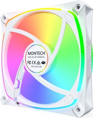 MONTECH CASE FAN 120MM/AX120 PRO WHITE MONTECH AX120 PRO WHITE | Elektrika.lv