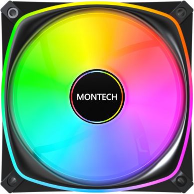 MONTECH CASE FAN 120MM/RX120 PRO BLACK MONTECH RX120 PRO BLACK | Elektrika.lv