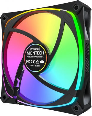 MONTECH CASE FAN 120MM/RX120 PRO BLACK MONTECH RX120 PRO BLACK | Elektrika.lv