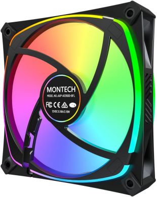 MONTECH CASE FAN 120MM/AX120 PRO BLACK MONTECH AX120 PRO BLACK | Elektrika.lv