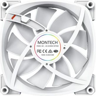 MONTECH CASE FAN 140MM/AX140 PWM WHITE MONTECH AX140PWMWHITE | Elektrika.lv