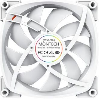 MONTECH CASE FAN 140MM/RX140 PWM WHITE MONTECH RX140PWMWHITE | Elektrika.lv