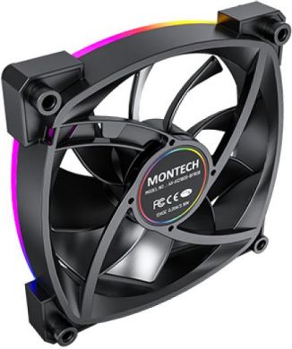MONTECH CASE FAN 120MM/AX120 PWM BLACK 3 IN 1 MONTECH AX120 PWM BLACK 3 IN | Elektrika.lv