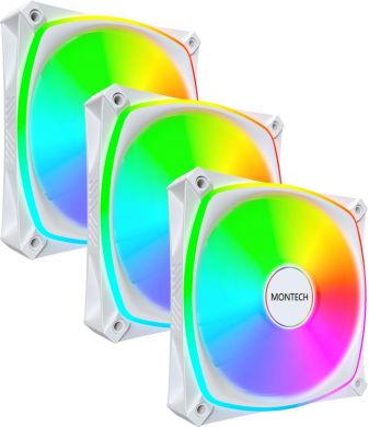 MONTECH CASE FAN 120MM/AX120 PRO WHITE 3 IN 1 MONTECH AX120 PRO WHITE 3 IN | Elektrika.lv