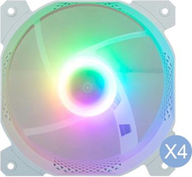 MONTECH Case MONTECH AIR 100 ARGB MidiTower Not included MicroATX MiniITX Colour White AIR100ARGB(W) AIR100ARGB-W- | Elektrika.lv