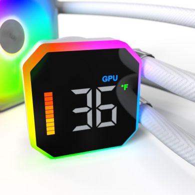 MONTECH CPU COOLER MULTI SOCKET WHITE/HYPERFLOW DIGITAL 360 MONTECH HYPERFLOW DIGITAL 36 | Elektrika.lv