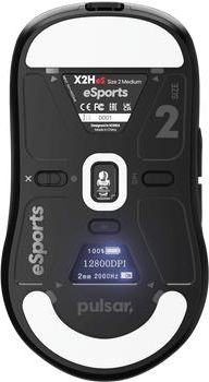  MOUSE USB OPTICAL WRL X2H V3/MEDIUM BLACK PX2H3ES21 PULSAR PX2H3ES21 | Elektrika.lv