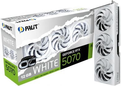 Palit Graphics Card PALIT NVIDIA GeForce RTX 5070 2325 MHz 12 GB GDDR7 192 bit PCI Express 5.0 Active NE75070U19K9-GB2050W NE75070U19K9-GB2050W | Elektrika.lv