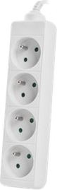 Lanberg Lanberg Cable Power Strip 4X French Outlets Quality-Grade Copper, 1.5 m | PS0-04E-0150-W PS0-04E-0150-W