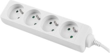 Lanberg Lanberg Cable Power Strip 4X French Outlets Quality-Grade Copper, 1.5 m | PS0-04E-0150-W PS0-04E-0150-W
