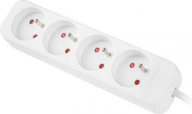 Lanberg Lanberg Cable Power Strip 4X French Outlets Quality-Grade Copper, 1.5 m | PS0-04E-0150-W PS0-04E-0150-W