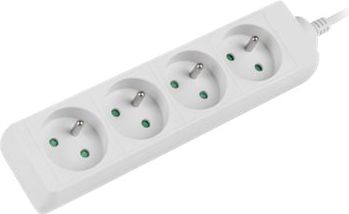 Lanberg Lanberg Cable Power Strip 4X French Outlets Quality-Grade Copper, 1.5 m | PS0-04E-0150-W PS0-04E-0150-W