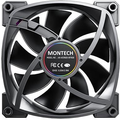MONTECH CASE FAN 120MM/AX120 PWM BLACK MONTECH AX120PWMBLACK | Elektrika.lv