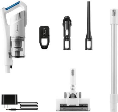 Midea Midea Cordless Vacuum Cleaner | P5 MCS2021WB | 150 W | 21.6 V | Operating time (max) 45 min | White P5 WHITE
