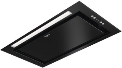 Whirlpool Whirlpool Hood | WCT3 63F LTK | Built-in | Energy efficiency class B | Width 51.4 cm | 430 m&sup3;/h | Electronic | LED | Black WCT3 63F LTK